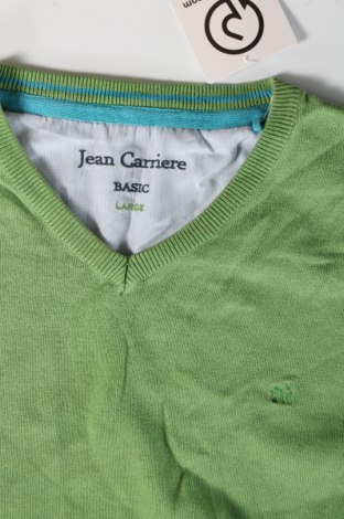 Herrenpullover Jean Carriere, Größe L, Farbe Grün, Preis 8,49 €