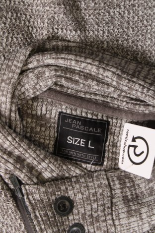 Ανδρικό πουλόβερ Jean Pascale, Μέγεθος L, Χρώμα Γκρί, Τιμή 11,12 €