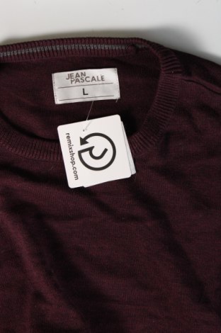 Мъжки пуловер Jean Pascale, Размер L, Цвят Червен, Цена 18,85 лв.