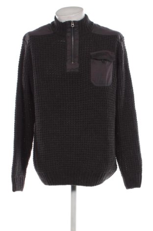 Ανδρικό πουλόβερ John Baner, Μέγεθος XXL, Χρώμα Γκρί, Τιμή 11,66 €