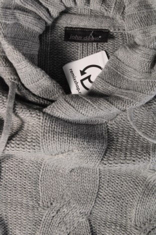 Ανδρικό πουλόβερ John Devin, Μέγεθος M, Χρώμα Γκρί, Τιμή 10,76 €