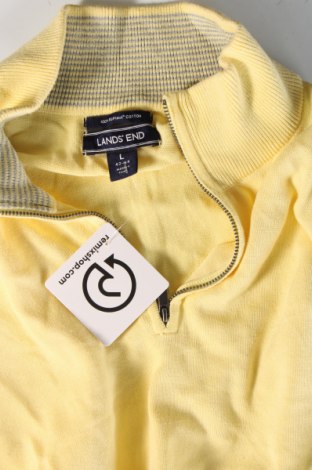 Ανδρικό πουλόβερ Lands' End, Μέγεθος L, Χρώμα Κίτρινο, Τιμή 11,66 €