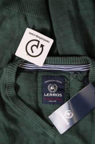 Pánsky sveter  Lerros, Veľkosť L, Farba Zelená, Cena  28,38 €