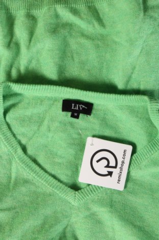 Ανδρικό πουλόβερ Liv, Μέγεθος M, Χρώμα Πράσινο, Τιμή 10,76 €