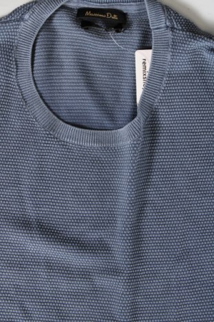 Męski sweter Massimo Dutti, Rozmiar L, Kolor Niebieski, Cena 142,53 zł