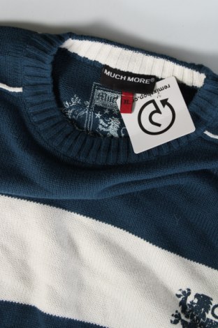 Ανδρικό πουλόβερ Much More, Μέγεθος XL, Χρώμα Μπλέ, Τιμή 11,66 €
