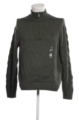 Мъжки пуловер Nautica, Размер L, Цвят Зелен, Цена 62,00 лв.