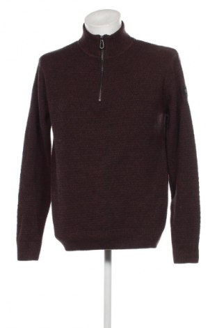 Мъжки пуловер No Excess, Размер L, Цвят Кафяв, Цена 21,08 лв.