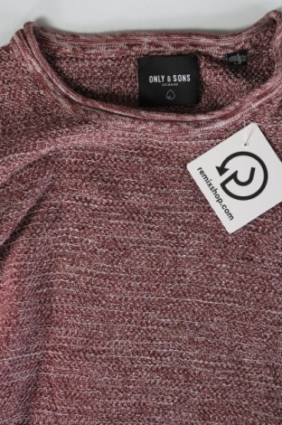 Pánsky sveter  Only & Sons, Veľkosť L, Farba Červená, Cena  10,69 €