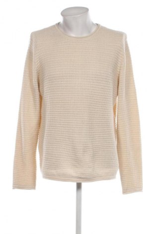 Ανδρικό πουλόβερ Originals By Jack & Jones, Μέγεθος XL, Χρώμα Εκρού, Τιμή 13,67 €