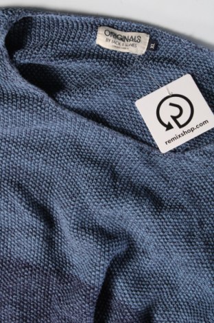 Ανδρικό πουλόβερ Originals By Jack & Jones, Μέγεθος XL, Χρώμα Μπλέ, Τιμή 13,04 €