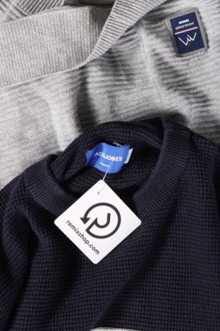 Ανδρικό πουλόβερ Originals By Jack & Jones, Μέγεθος S, Χρώμα Γκρί, Τιμή 12,62 €