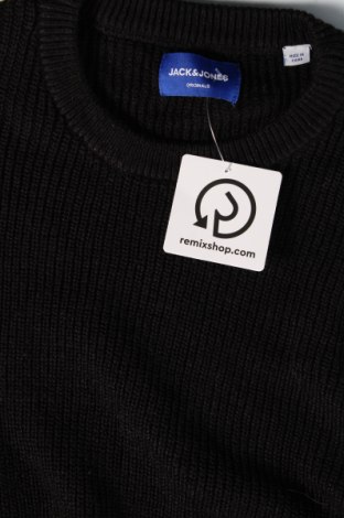 Ανδρικό πουλόβερ Originals By Jack & Jones, Μέγεθος S, Χρώμα Μαύρο, Τιμή 12,62 €