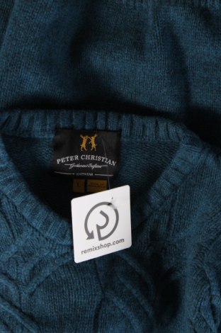 Ανδρικό πουλόβερ Peter Christian, Μέγεθος L, Χρώμα Μπλέ, Τιμή 11,26 €