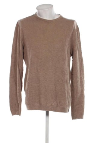 Мъжки пуловер Pull&Bear, Размер XL, Цвят Бежов, Цена 29,00 лв.