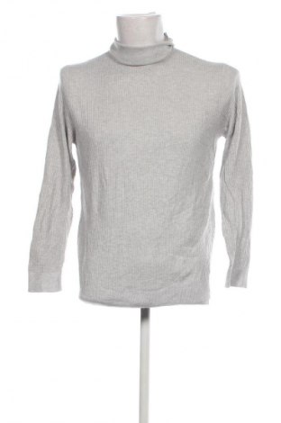 Мъжки пуловер Pull&Bear, Размер M, Цвят Сив, Цена 46,00 лв.