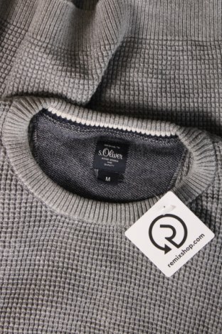 Мъжки пуловер S.Oliver, Размер M, Цвят Сив, Цена 20,40 лв.