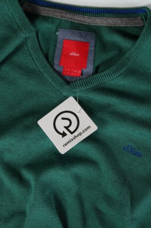 Pulover de bărbați S.Oliver, Mărime L, Culoare Verde, Preț 72,70 Lei