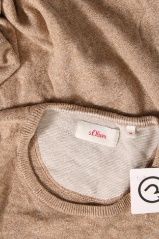 Ανδρικό πουλόβερ S.Oliver, Μέγεθος M, Χρώμα  Μπέζ, Τιμή 12,62 €