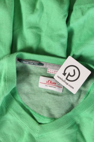 Мъжки пуловер S.Oliver, Размер 4XL, Цвят Зелен, Цена 25,50 лв.