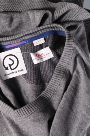 Ανδρικό πουλόβερ S.Oliver, Μέγεθος L, Χρώμα Γκρί, Τιμή 13,67 €