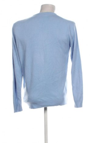 Мъжки пуловер Sergio Maldini, Размер M, Цвят Син, Цена 17,40 лв.