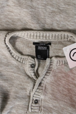 Ανδρικό πουλόβερ Smog, Μέγεθος L, Χρώμα Γκρί, Τιμή 11,66 €