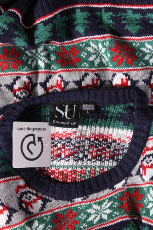 Ανδρικό πουλόβερ Straight Up, Μέγεθος L, Χρώμα Πολύχρωμο, Τιμή 11,66 €