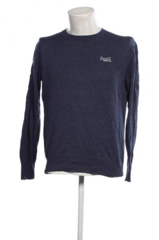 Мъжки пуловер Superdry, Размер L, Цвят Син, Цена 44,65 лв.