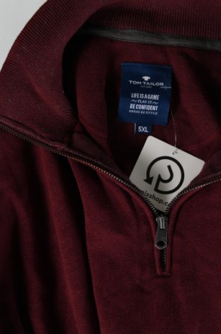Мъжки пуловер Tom Tailor, Размер 5XL, Цвят Червен, Цена 32,30 лв.