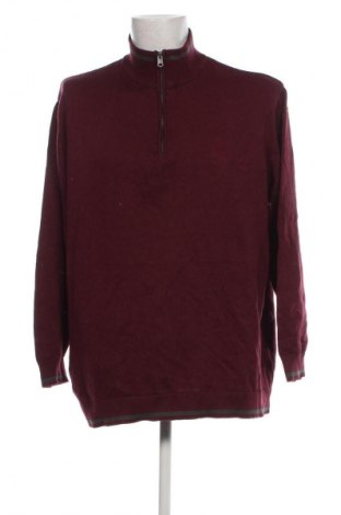 Мъжки пуловер Tom Tailor, Размер 5XL, Цвят Червен, Цена 34,00 лв.