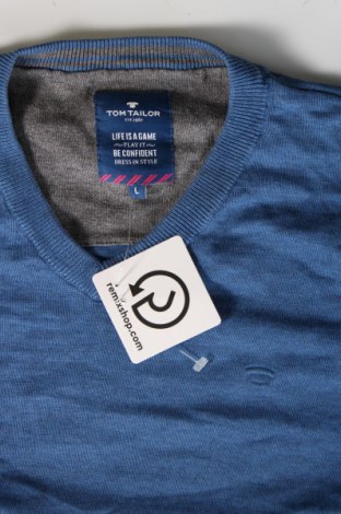 Ανδρικό πουλόβερ Tom Tailor, Μέγεθος L, Χρώμα Μπλέ, Τιμή 13,67 €