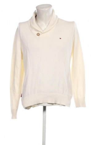 Мъжки пуловер Tommy Hilfiger, Размер L, Цвят Екрю, Цена 62,30 лв.