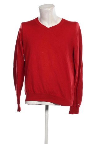 Мъжки пуловер Tommy Hilfiger, Размер L, Цвят Червен, Цена 89,00 лв.
