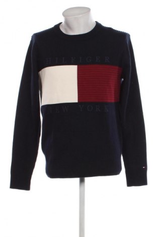 Ανδρικό πουλόβερ Tommy Hilfiger, Μέγεθος L, Χρώμα Μπλέ, Τιμή 110,49 €