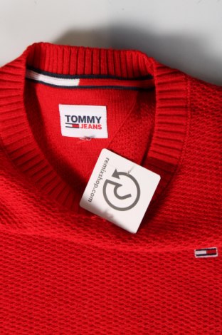 Pánsky sveter  Tommy Jeans, Veľkosť M, Farba Červená, Cena  85,45 €