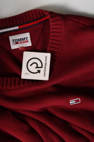 Pánsky sveter  Tommy Jeans, Veľkosť XXL, Farba Červená, Cena  55,95 €