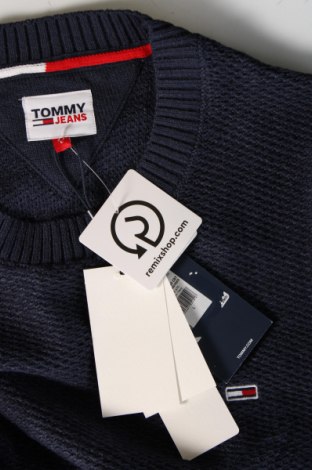 Мъжки пуловер Tommy Jeans, Размер L, Цвят Син, Цена 118,99 лв.