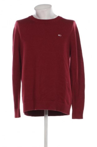 Herrenpullover Tommy Jeans, Größe XL, Farbe Rot, Preis 82,99 €