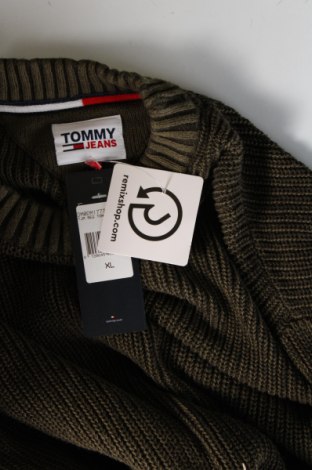 Ανδρικό πουλόβερ Tommy Jeans, Μέγεθος XL, Χρώμα Πράσινο, Τιμή 112,99 €