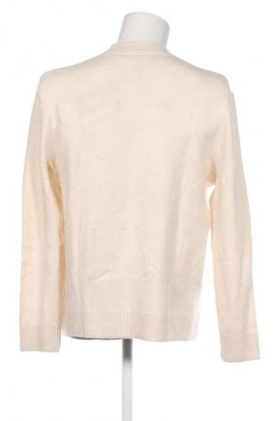 Herrenpullover Tommy Jeans, Größe M, Farbe Ecru, Preis € 120,99