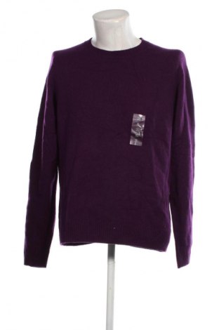Мъжки пуловер Uniqlo, Размер XL, Цвят Лилав, Цена 50,05 лв.