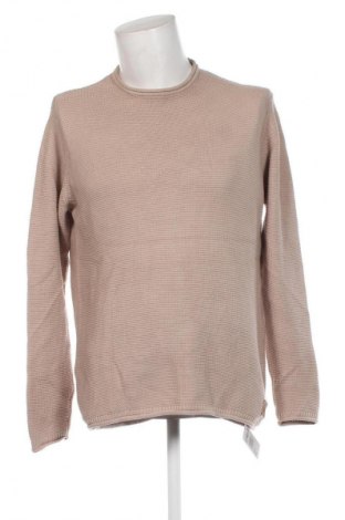 Ανδρικό πουλόβερ Zaffiri, Μέγεθος L, Χρώμα  Μπέζ, Τιμή 11,12 €