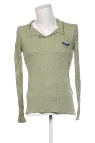 Мъжки пуловер Zara Man, Размер M, Цвят Зелен, Цена 43,20 лв.