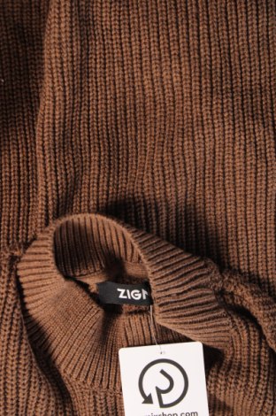 Pulover de bărbați Zign, Mărime M, Culoare Maro, Preț 67,10 Lei