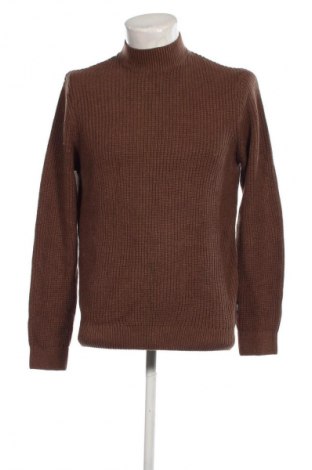 Мъжки пуловер Zign, Размер M, Цвят Кафяв, Цена 20,40 лв.