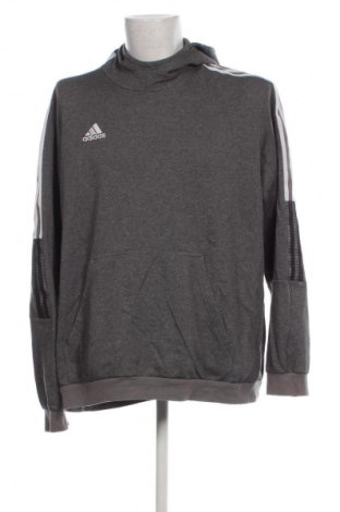 Herren Sweatshirt Adidas, Größe XXL, Farbe Grau, Preis € 36,36