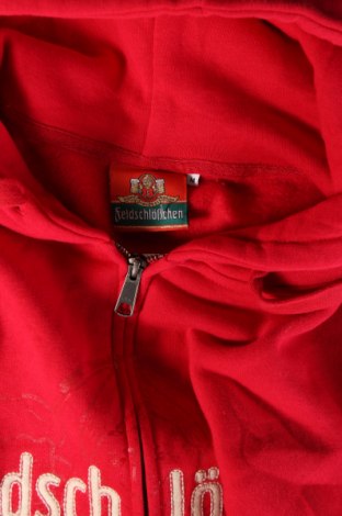 Herren Sweatshirt Feldschlosschen, Größe M, Farbe Rot, Preis 13,36 €