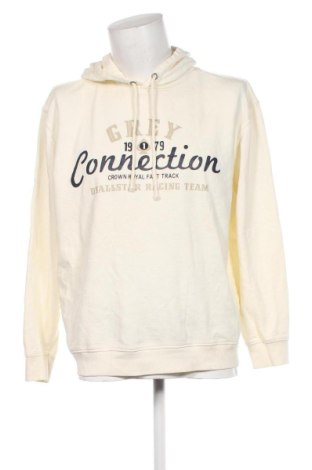Herren Sweatshirt Grey Connection, Größe L, Farbe Weiß, Preis 14,13 €