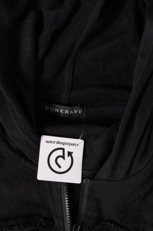 Ανδρικό φούτερ Punk Rave, Μέγεθος M, Χρώμα Μαύρο, Τιμή 14,85 €
